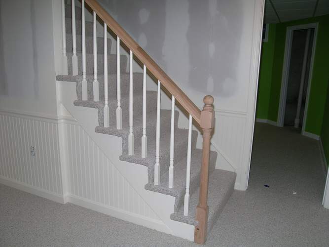 Stairs carpeted