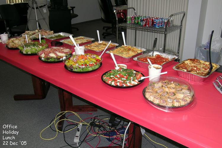 Our office holiday luncheon