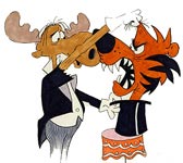 Bullwinkle again fails to pull a rabbit out of his hat