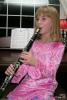 Claire on clarinet