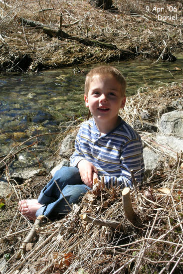 Daniel by the brook