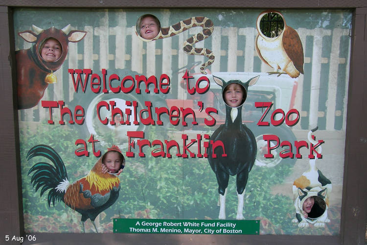 Kids at Franklin Park Zoo