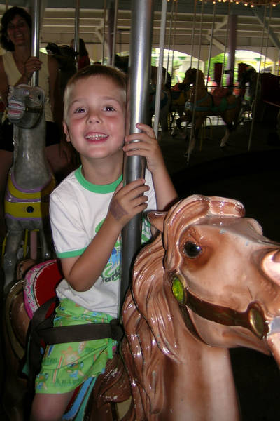 Michael on the Carousel