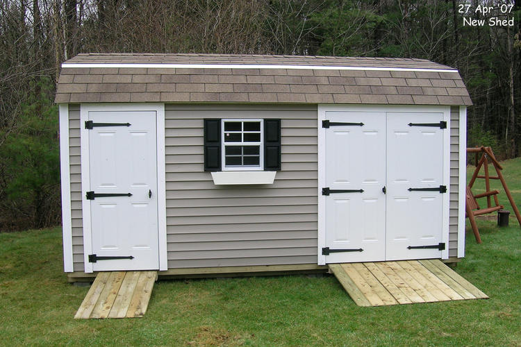 Our shed was delivered and installed
