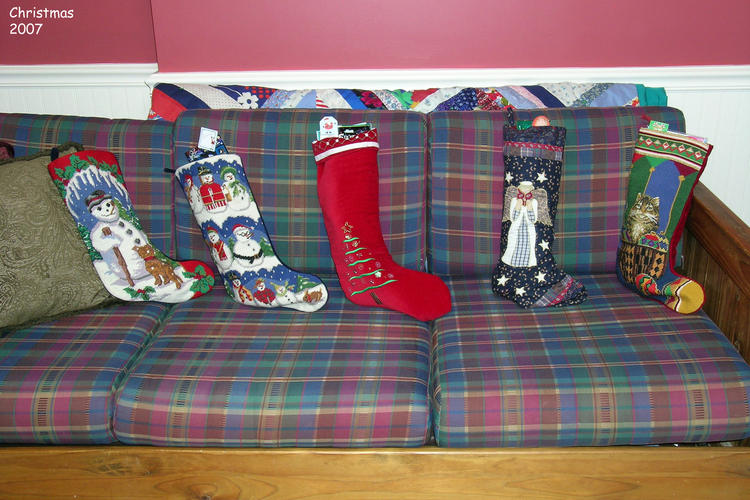 The kids' stockings