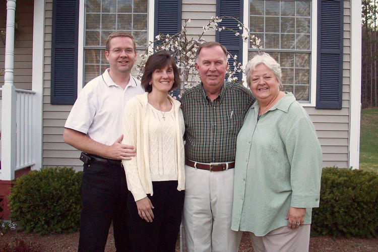 Scott, Michelle, Dad, and Mom