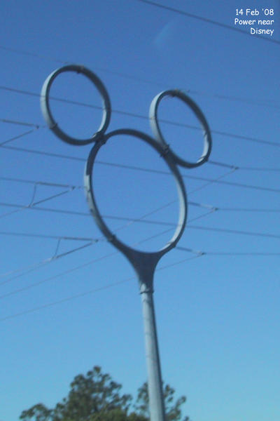 Power distribution near Disneyworld