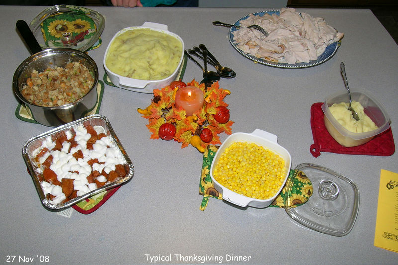 The main Thanksgiving courses