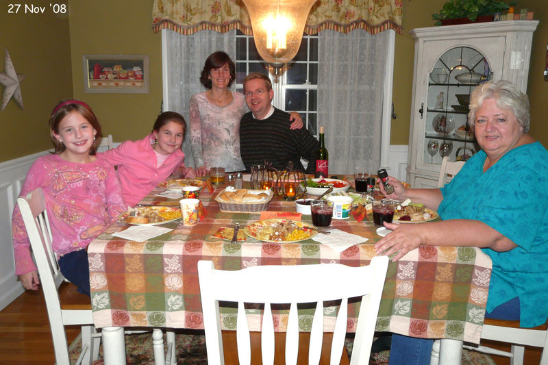 The 'grownup table' on Thanksgiving