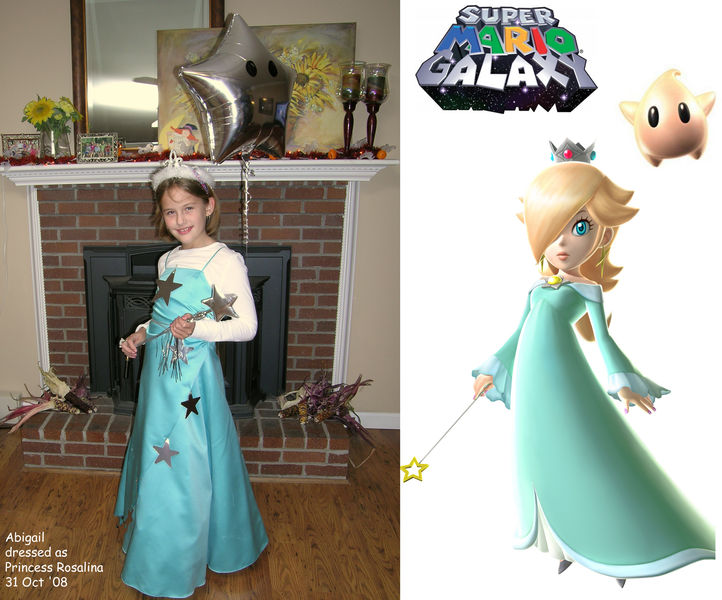 Abigail as Princess Rosalina from Super Mario Galaxy
