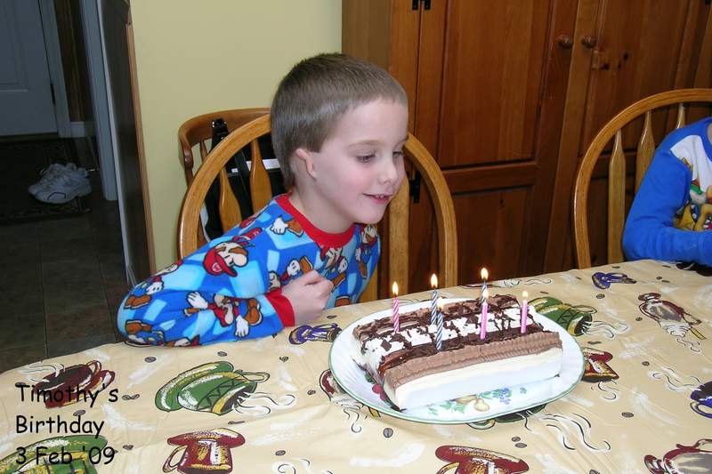 Timothy on his birthday