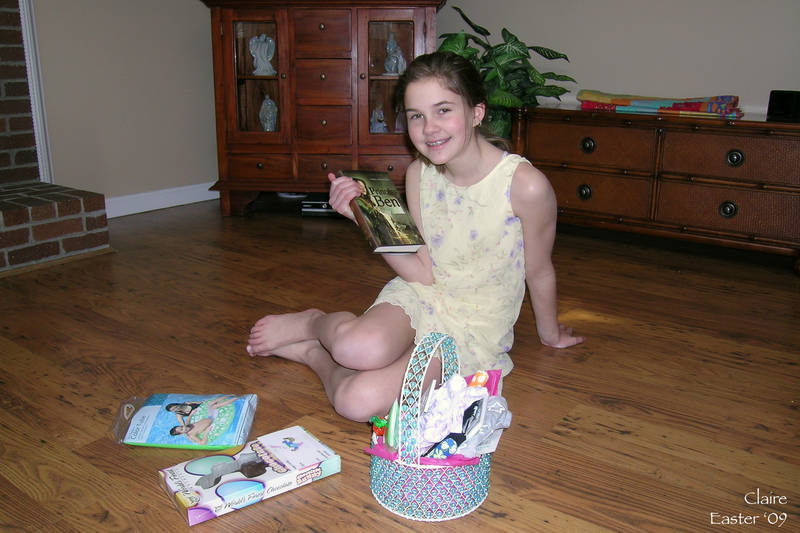 Claire on Easter