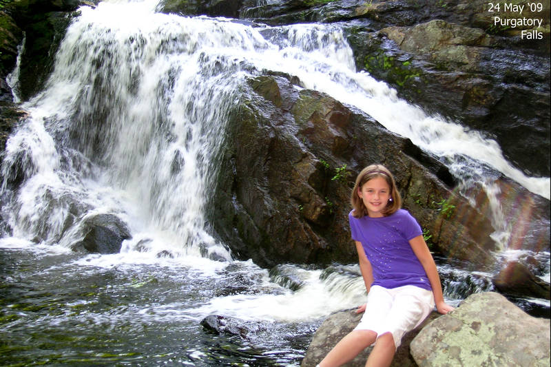 Abby at Purgatory Falls