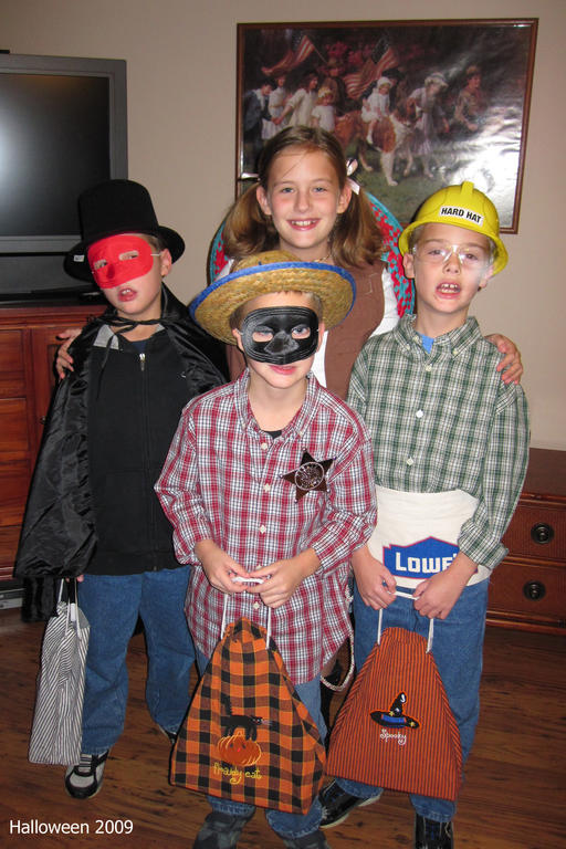 Kids on Halloween