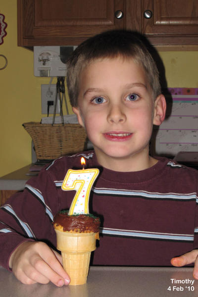 Timothy on his 7th birthday