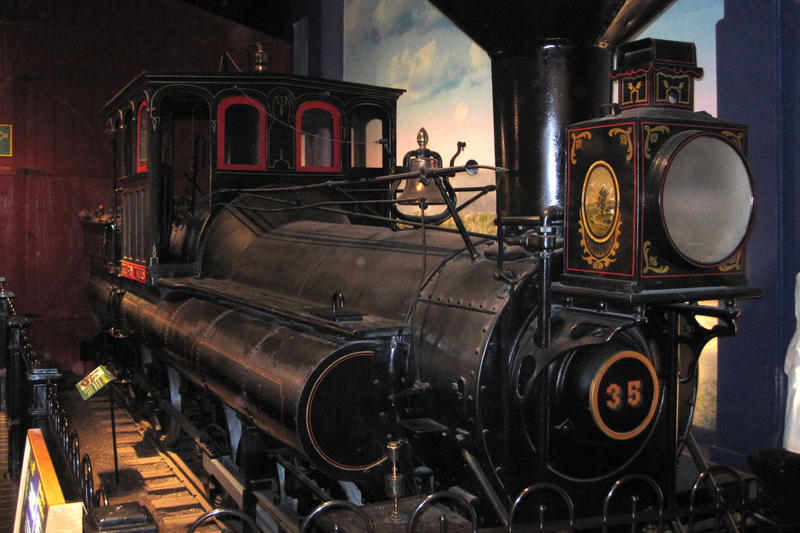 The train exhibit at the Indianapolis Childrens Museum