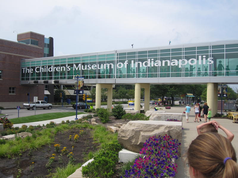 Entrance to the Indianapolis Childrens Museum