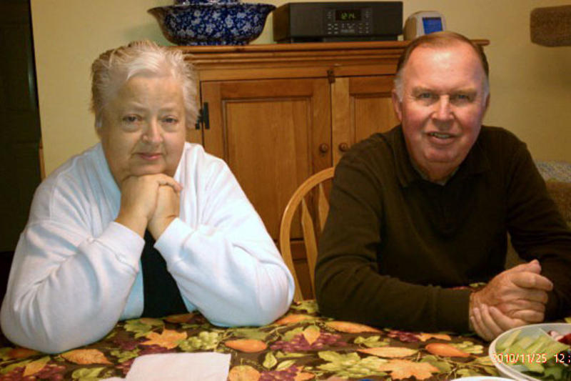 Mom and Dad visit on Thanksgiving