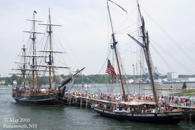 Tall Ships arrived at Portsmouth, NH