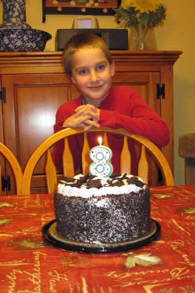 Timothy on his 8th birthday
