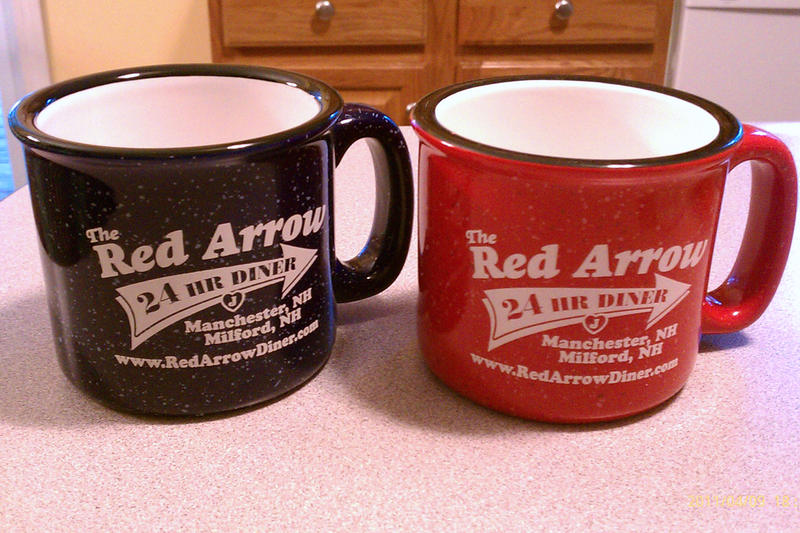 Red Arrow Diner mugs