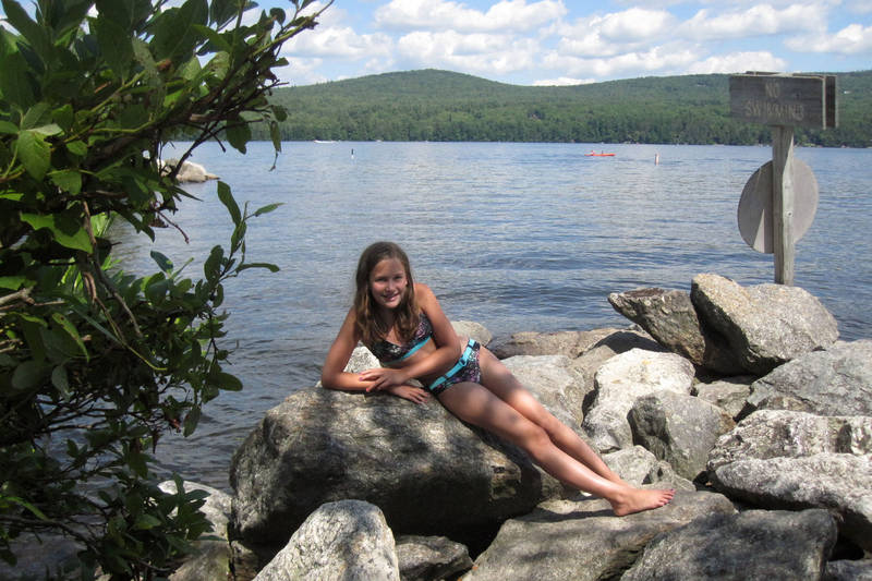 Abby at Lake Sunapee