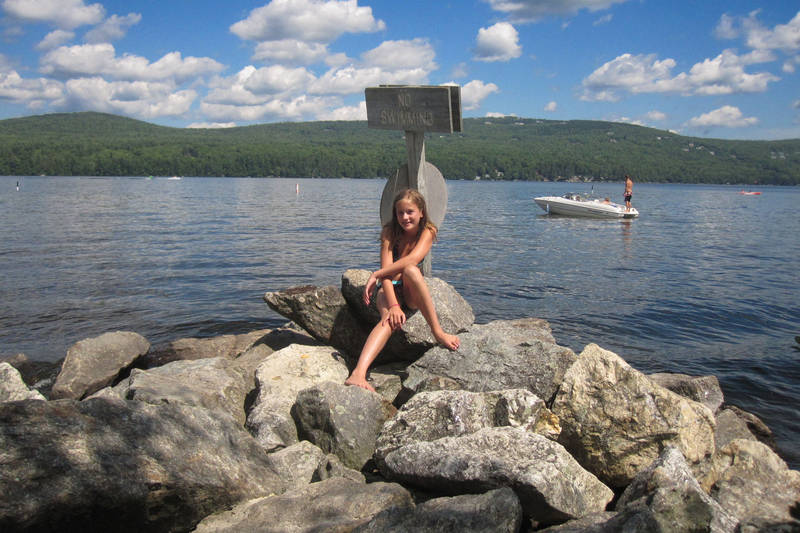 Abby at Lake Sunapee