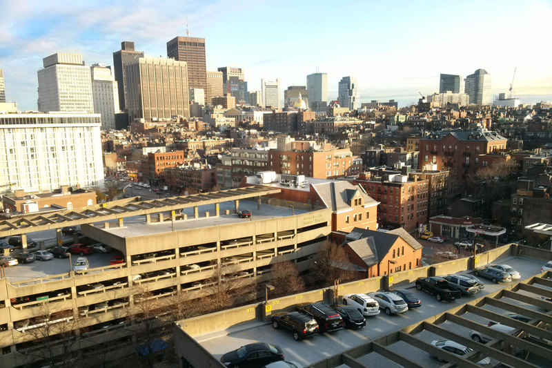 View from atop MA General Yawkey Center